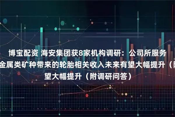 博宝配资 海安集团获8家机构调研：公司所服务的矿山中，金属类矿种带来的轮胎相关收入未来有望大幅提升（附调研问答）
