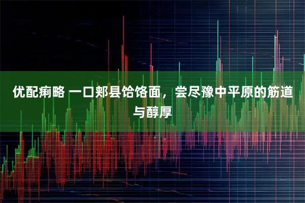 优配痢略 一口郏县饸饹面，尝尽豫中平原的筋道与醇厚